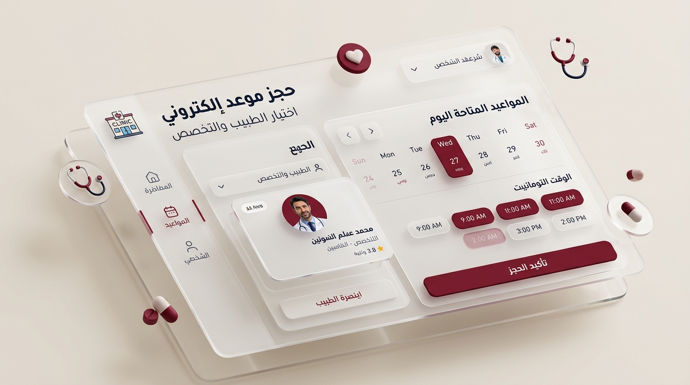 بوابة حجز إلكترونية تفاعلية