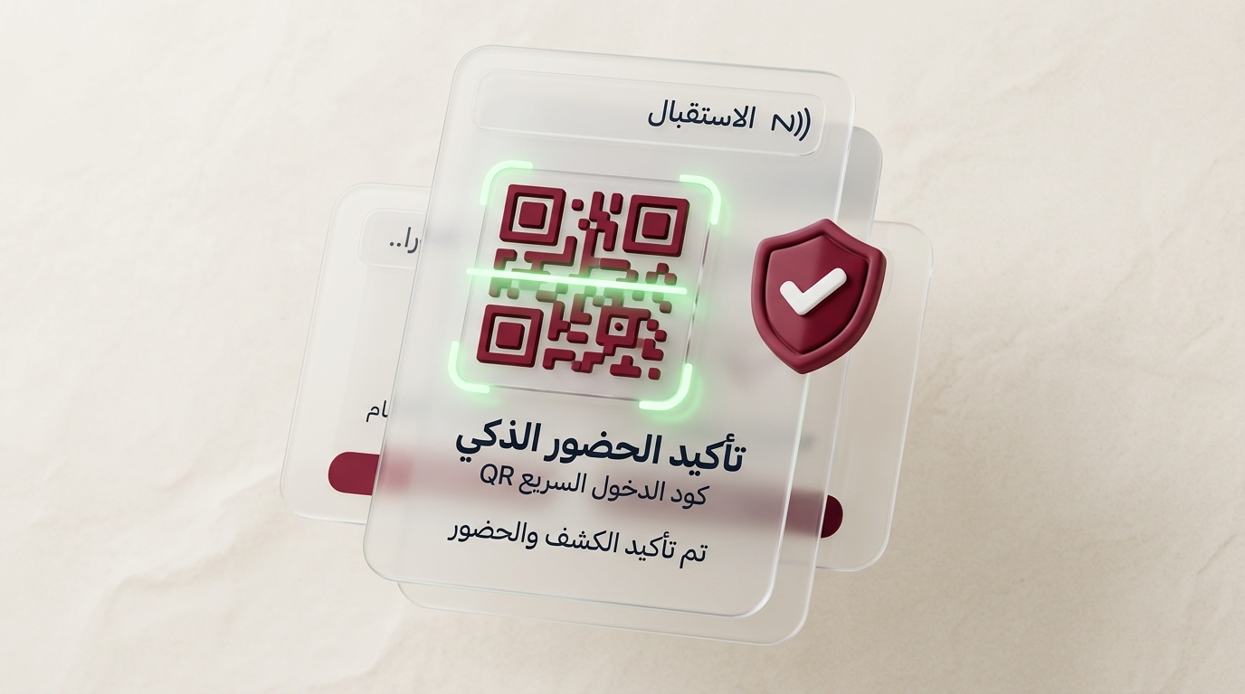 تأكيد الحضور الذكي بـ QR Code